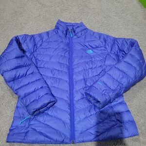 The North Face Women's Vibrant Blue Puffer Jacket